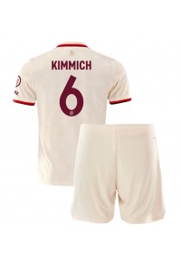 Fotbalové Dres Bayern Munich Joshua Kimmich #6 Dětské Třetí Oblečení 2024-25 Krátký Rukáv (+ trenýrky)